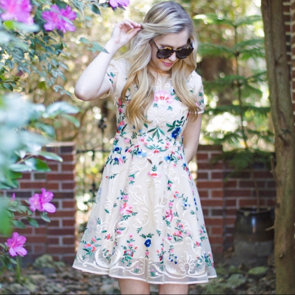 CHICWISH Women’s Floral Cocktail/Causal dress